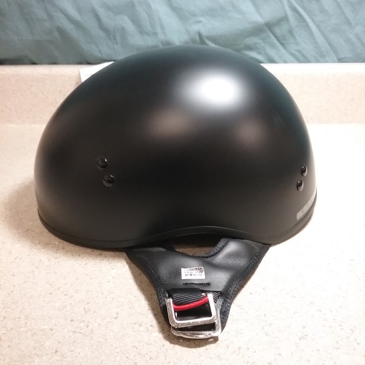 NEW GMAX HH-45 NAKED MOTORCYLE HALF HELMET - MATTE BLACK - LARGE