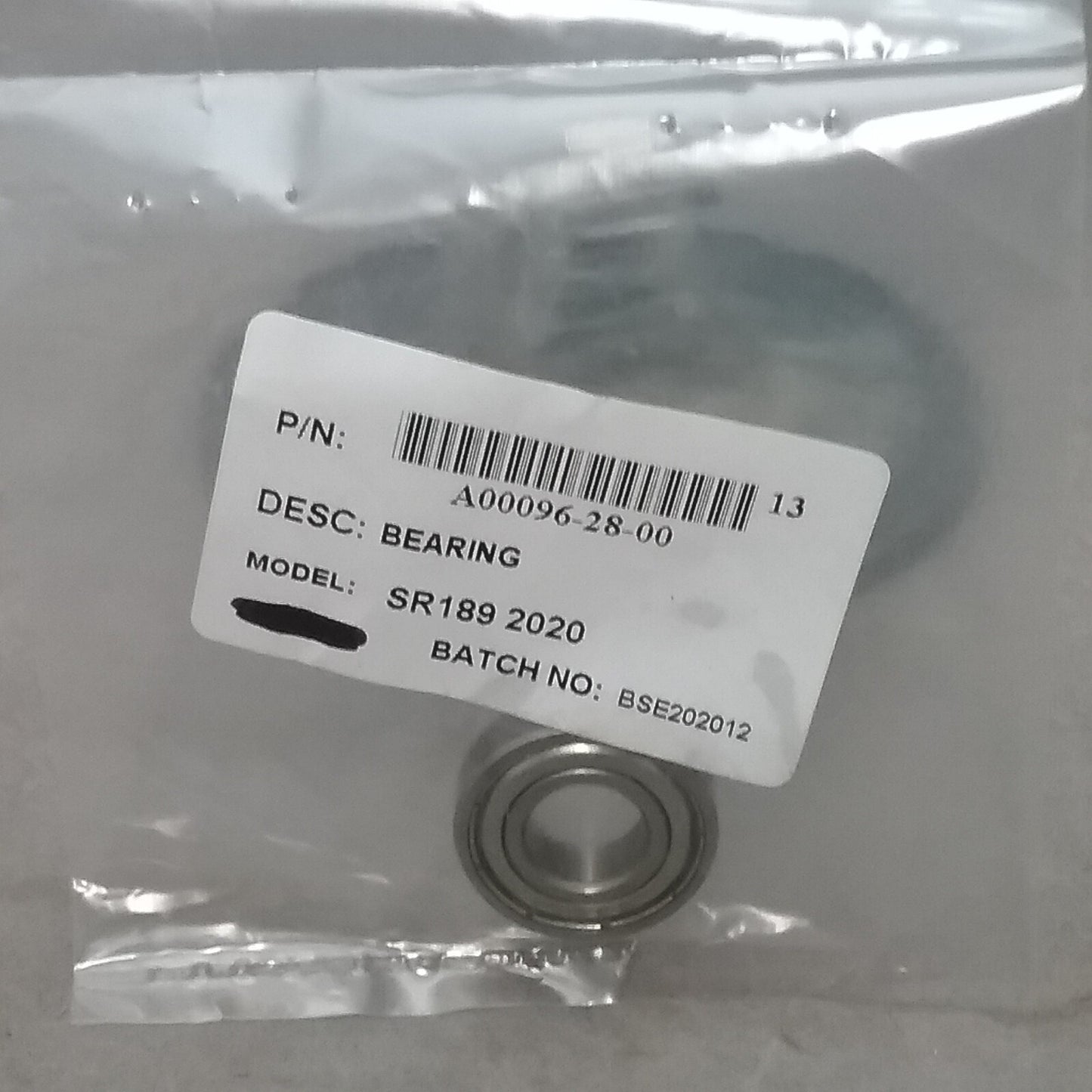 NEW SSR A00096-28-00 BEARING 6900Z FITS SR189