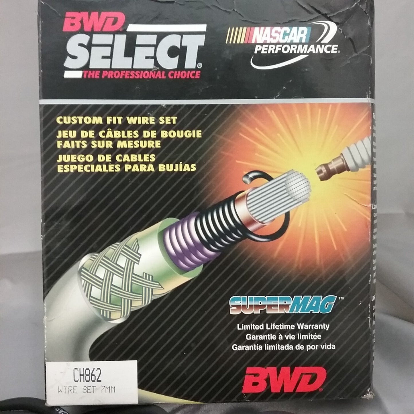 NEW BWD CH862 SPARK PLUG WIRE SET 7MM