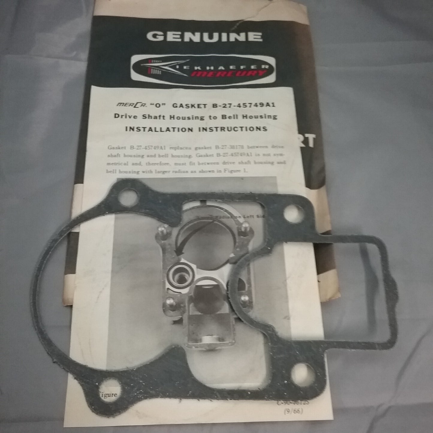 NEW MERCURY 27-45749A1 Bell Housing To Drive Shaft Housing Gasket