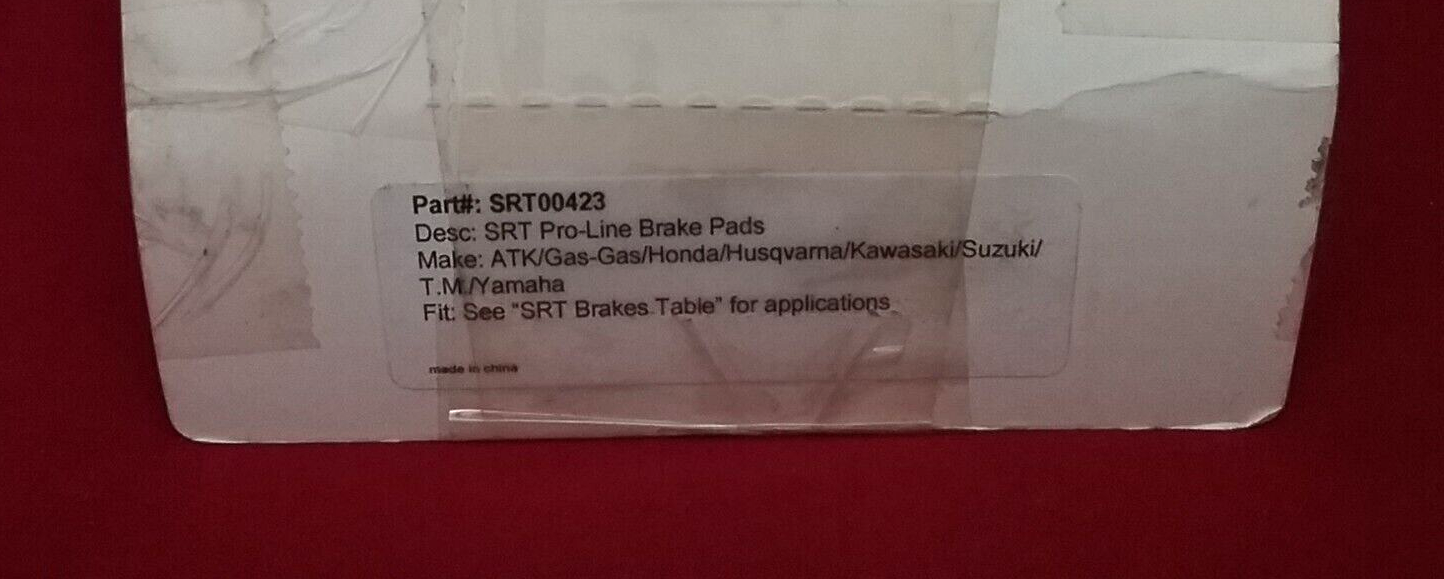 NEW SRT SRT00423 Pro-Line Brake Pads HONDA, KAWASAKI, SUZUKI