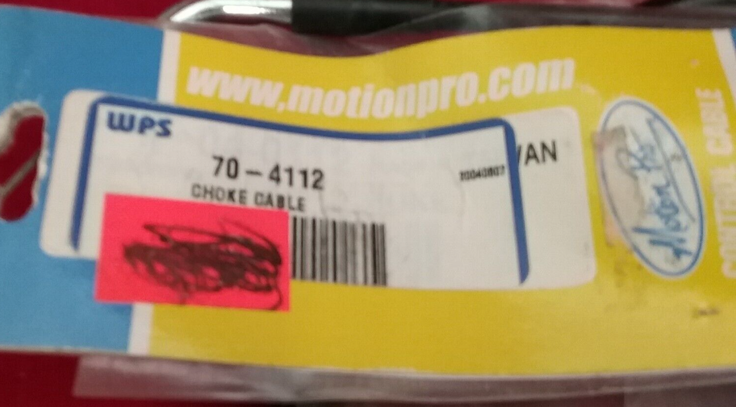 NEW MOTION PRO 04-0112 BLACK VINYL CHOKE CABLE SUZUKI