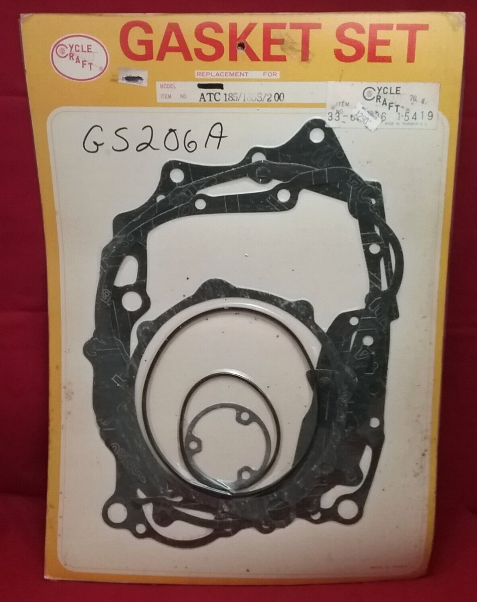 NEW CYCLE CRAFT 36-15419 GASKET SET HONDA ATC185 185S 200