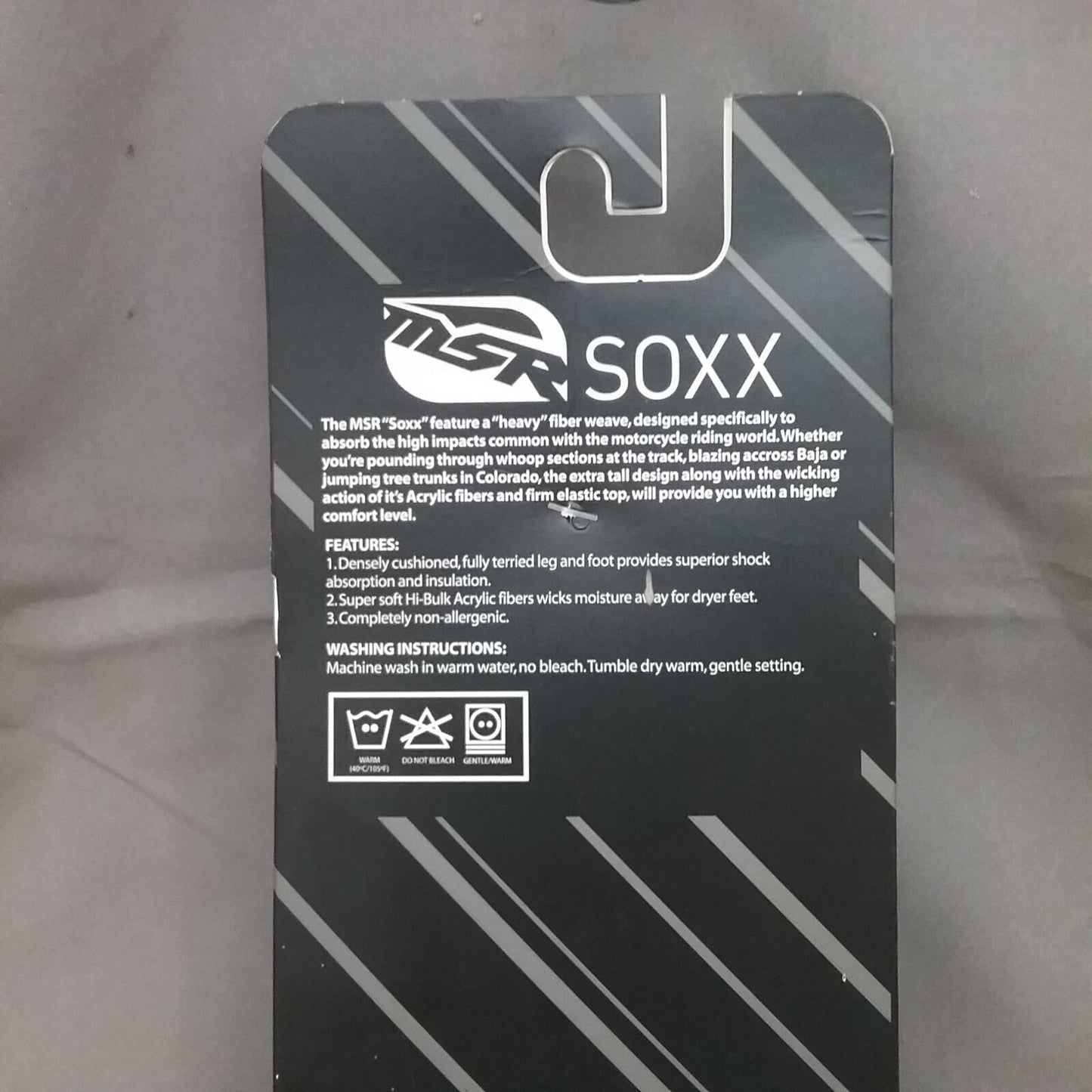 NEW MSR 8725-SM SOCKS SOXX YOUTH SMALL BLACK 331927