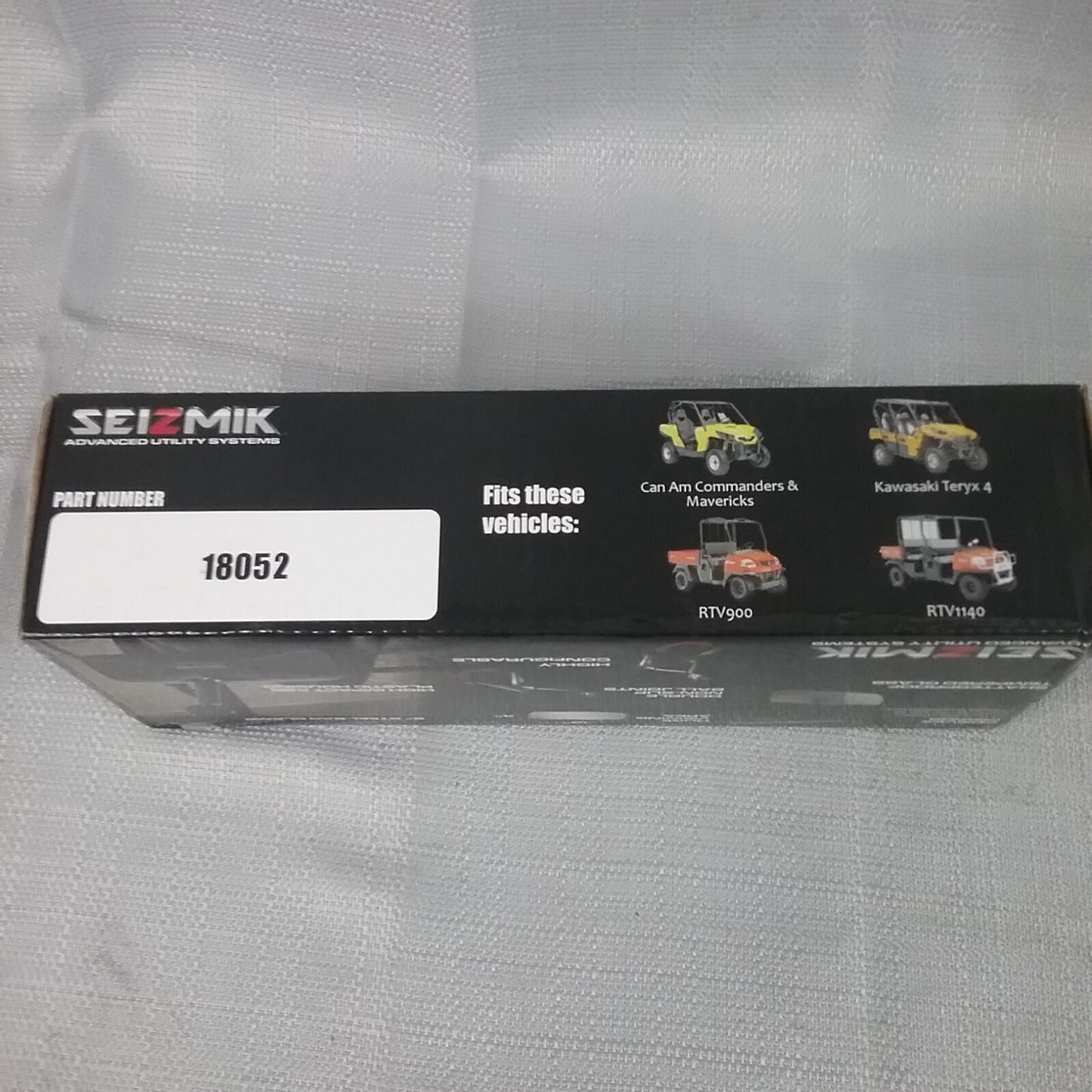 NEW SEIZMIK 18052 REARVIEW MIRROR 10"X4" VIEWING AREA UTV AND SIDE BY SIDES