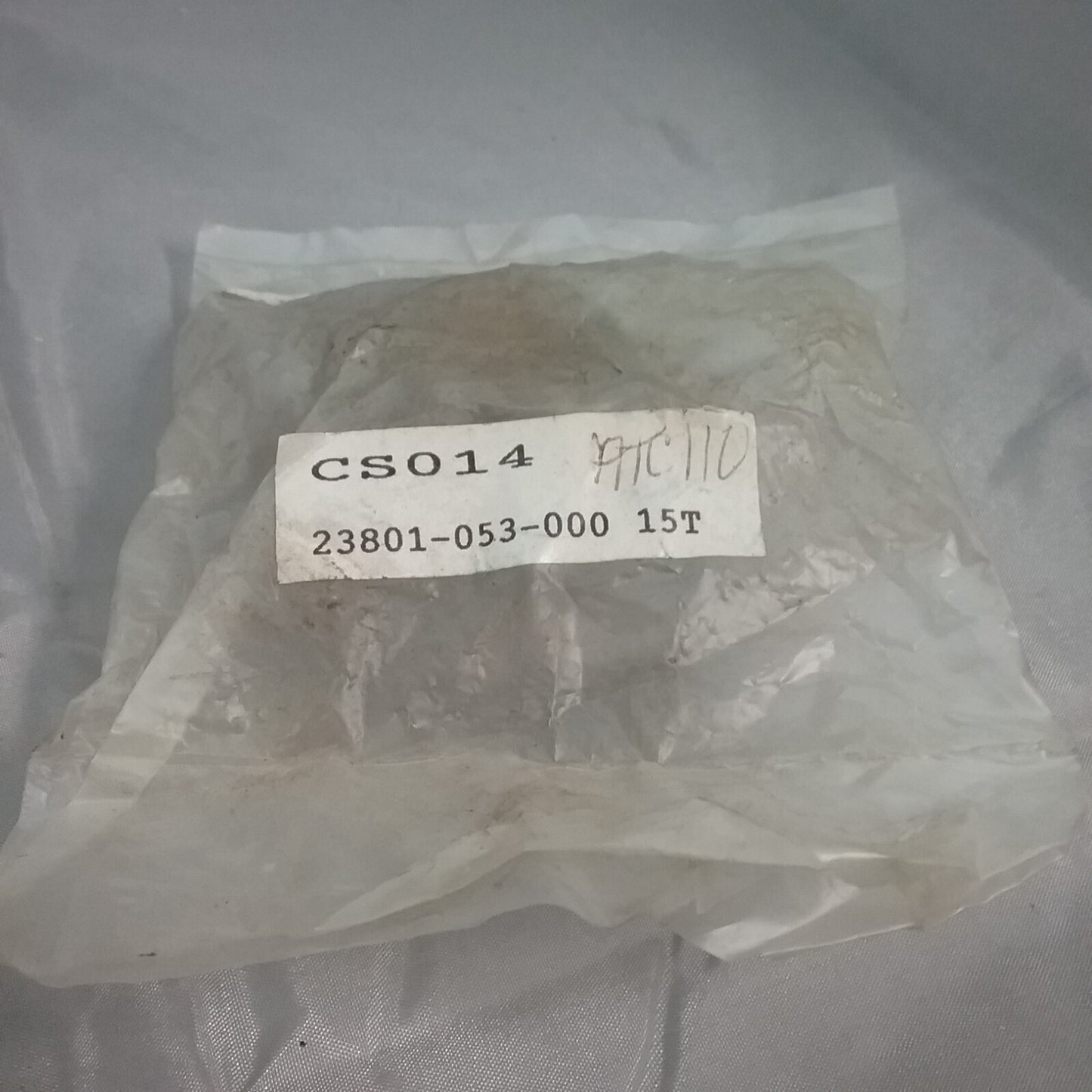 NEW J&M CS014 SPROCKET, DRIVE 15T HONDA 23801-053-000 ATC90 ATC110