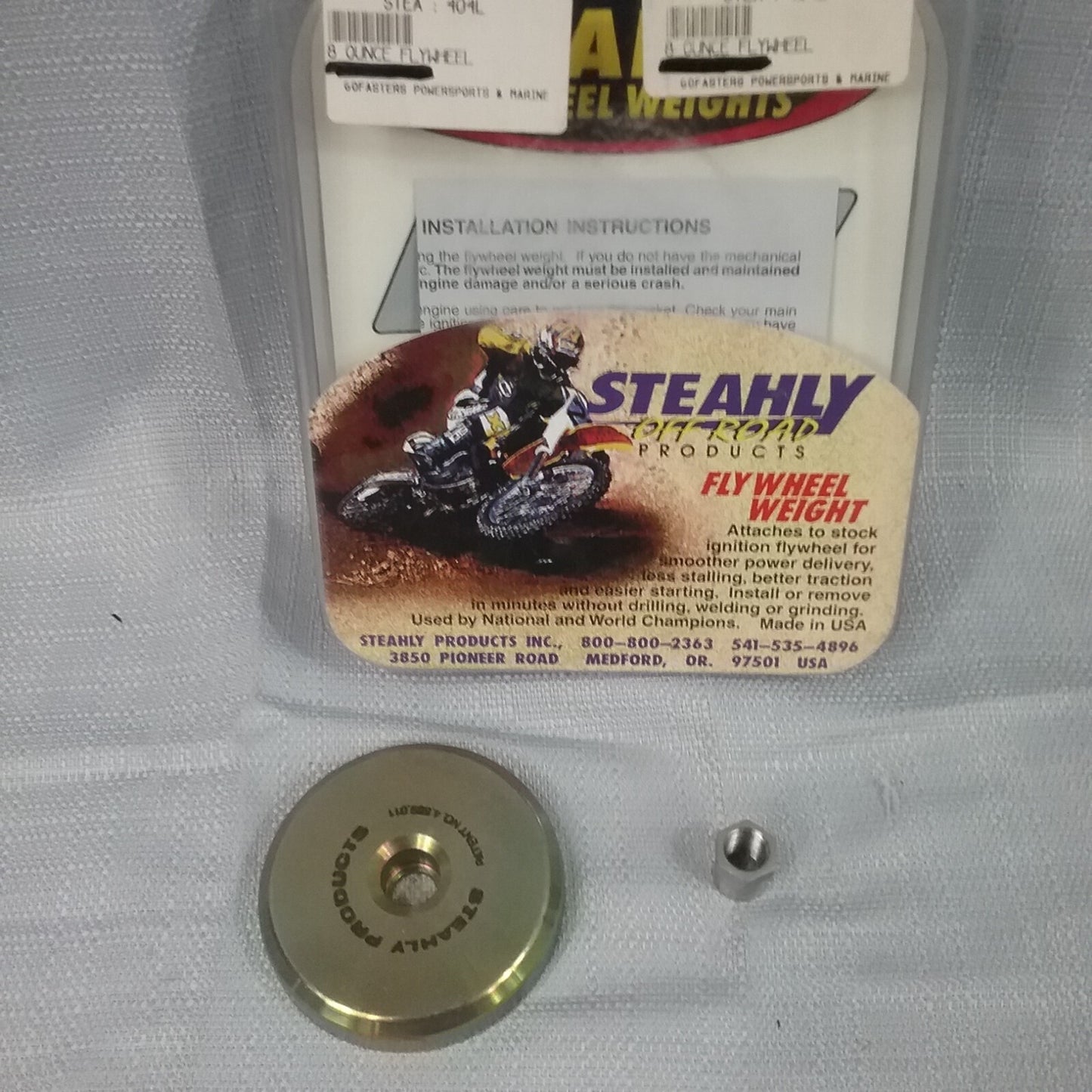 NEW STEAHLY OFF ROAD 404L 8 OUNCE FLYWHEEL GAS GAS XC DE MC