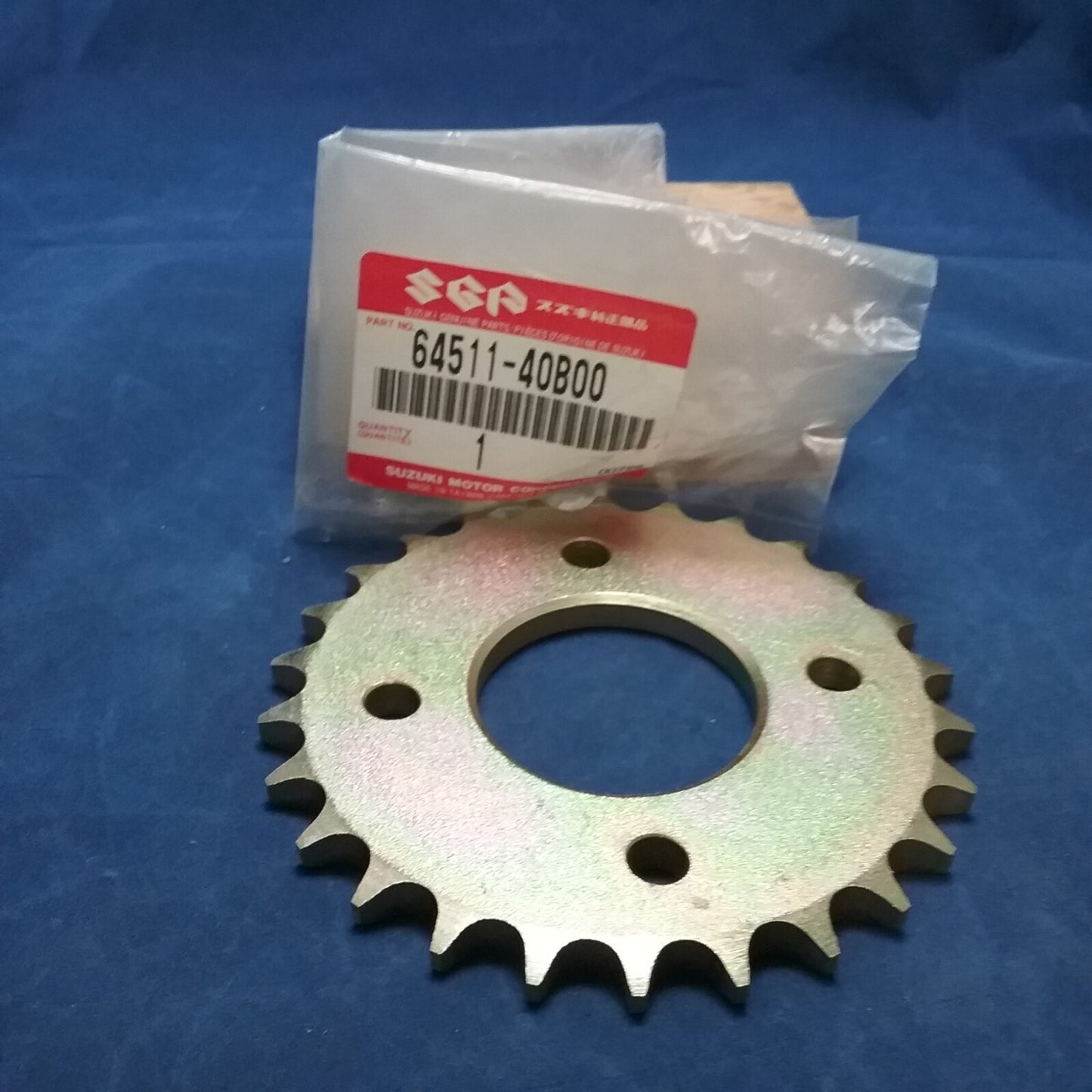 NEW GENUINE SUZUKI 64511-40B00 SPROCKET, REAR, REAR WHEEL LT80