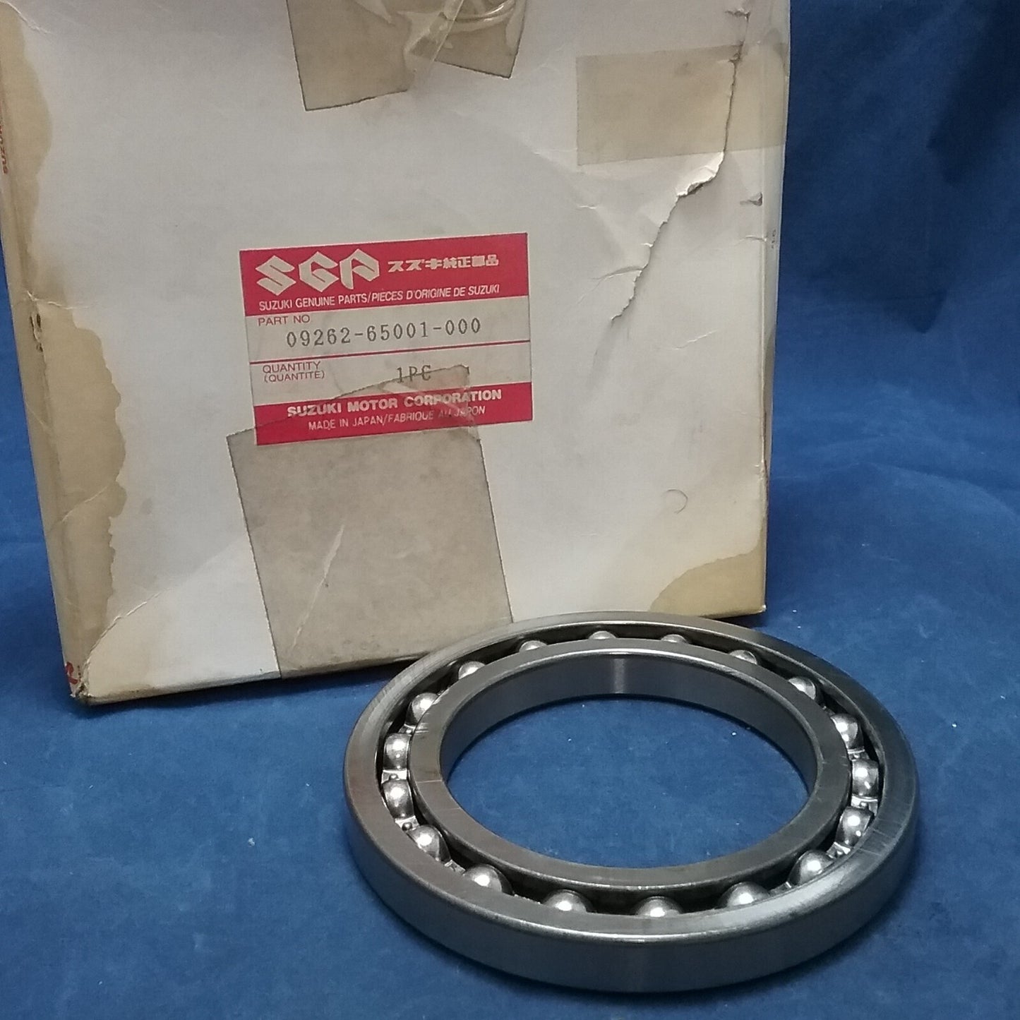 NEW GENUINE SUZUKI 09262-65001 BEARING, FINAL DRIVEN L 65X100X11