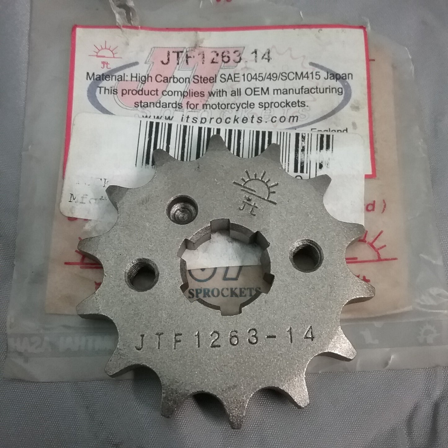 NEW JT SPROCKETS JTF1263.14 STEEL FRONT SPROCKET 14T