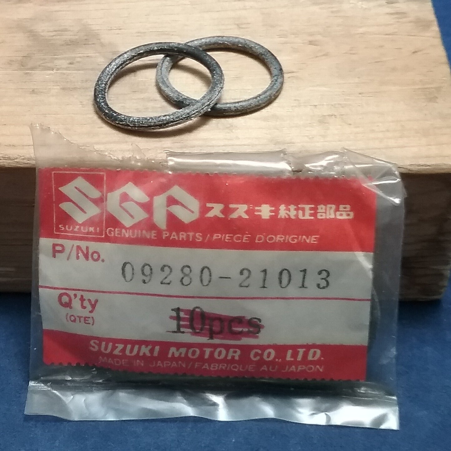 QTY2 NEW GENUINE SUZUKI 09280-21013 O RING, CYLINDER