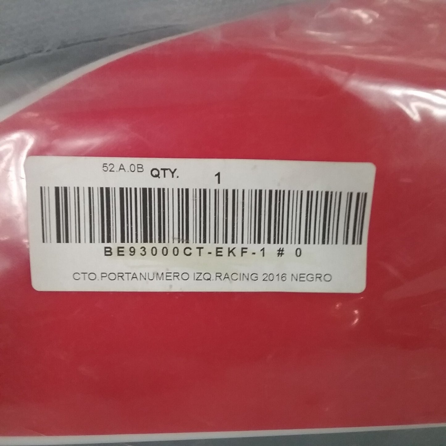 NEW GENUINE GAS GAS BE93000CT-EKF-1 SIDE PANELS NUMBER BOARD LEFT SIDE ENDURO