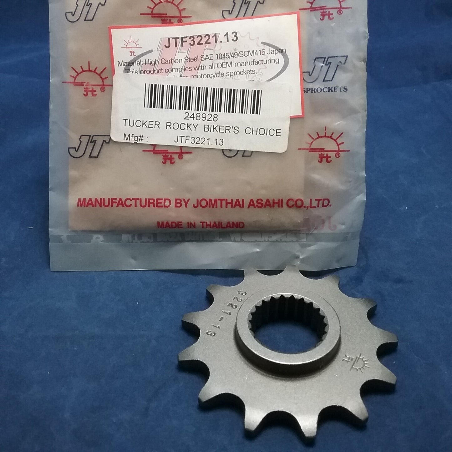 NEW JT SPROCKETS JTF3221.13 STEEL FRONT SPROCKET POLARIS ATV
