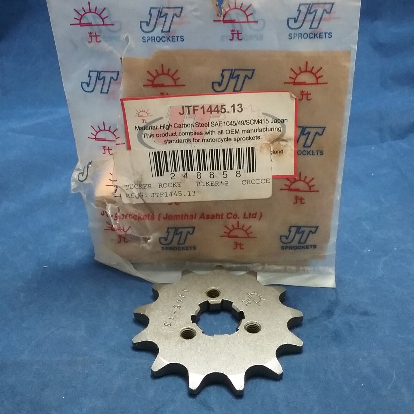 NEW JT SPROCKETS JTF1445.13 STEEL FRONT SPROCKET KAWASAKI OFF ROAD