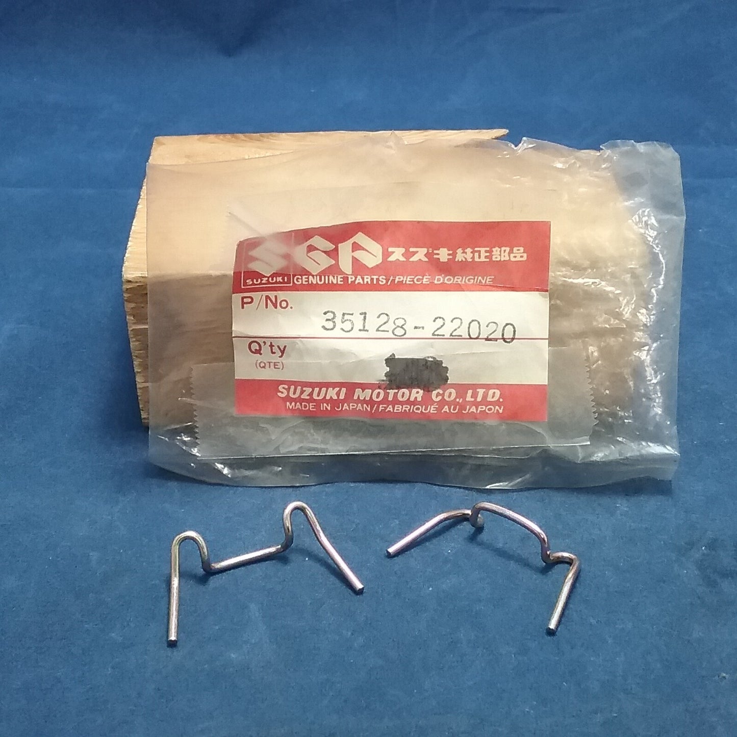 QTY2 NEW GENUINE SUZUKI 35128-22020 SPRING, SUPPORT HEADLAMP LT185 ALT185 LT250