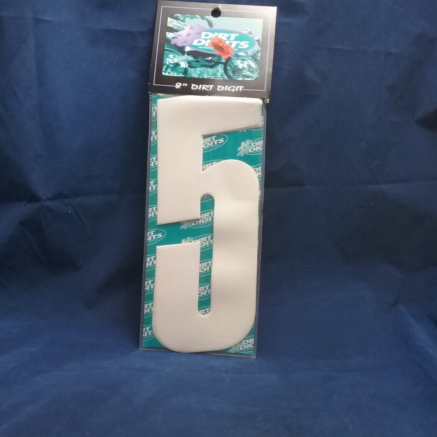 NEW DIRT DIGIT 8" WHITE NO. 5, PACK OF 2