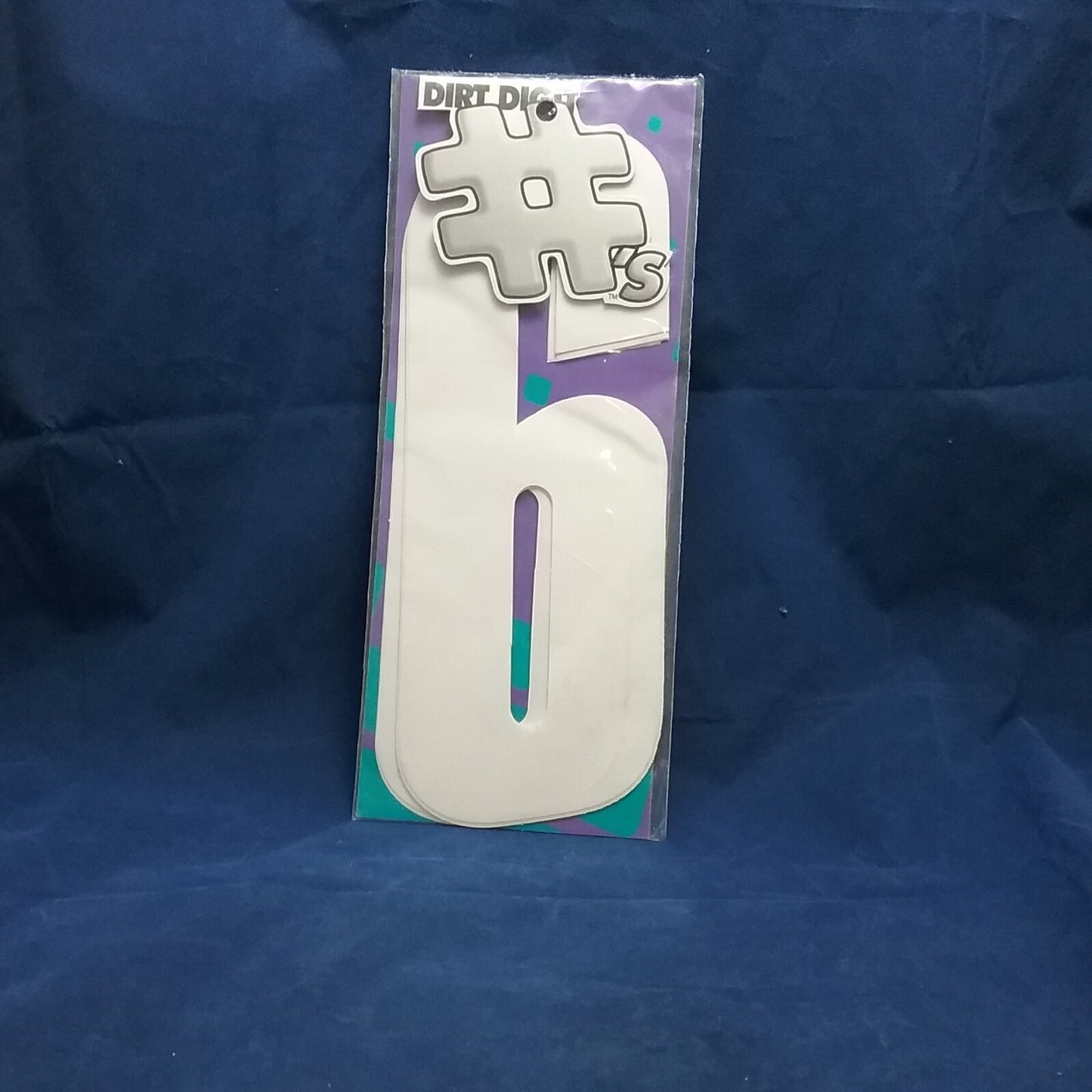 NEW DIRT DIGIT 8" WHITE NO. 6, PACK OF 2