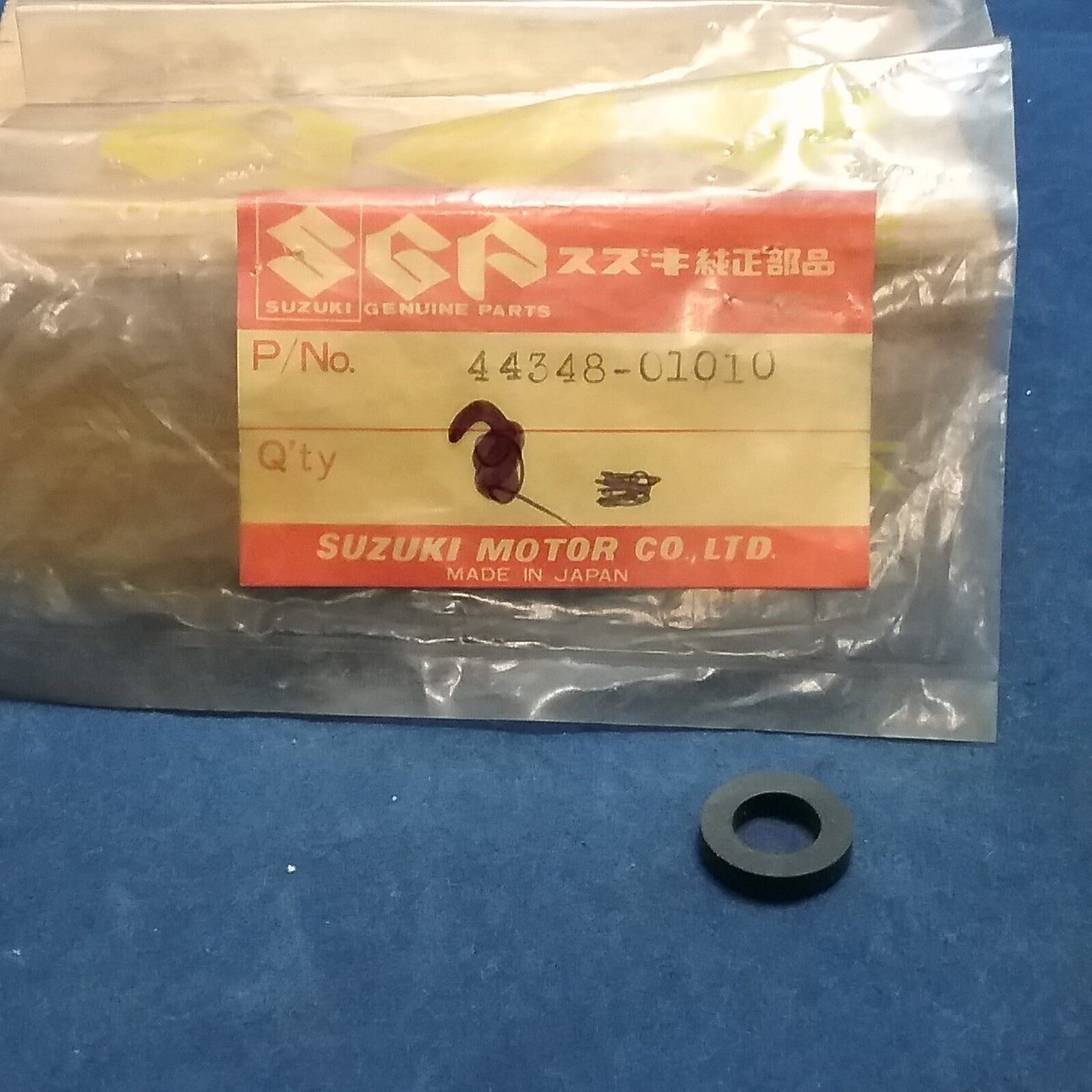 NEW GENUINE SUZUKI 44348-01010 FUEL COCK GASKET B100P B105P KT120 A100 AS100 AC1