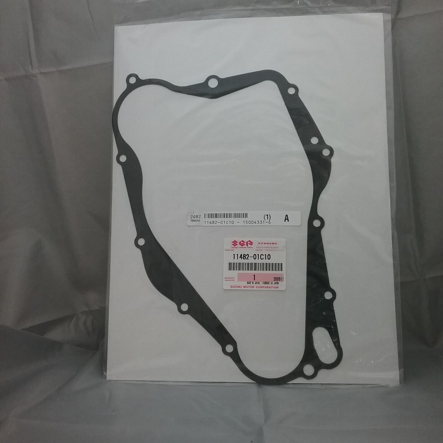 NEW GENUINE SUZUKI 11482-01C10 GASKET, CLUTCH COVER QUADRACER LT250