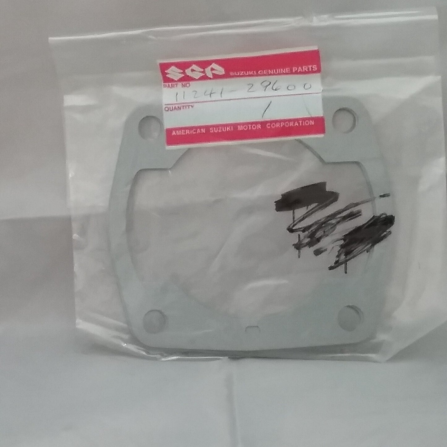 QTY2 NEW GENUINE SUZUKI 11241-29600 GASKET, CYLINDER TS185 1973-1976