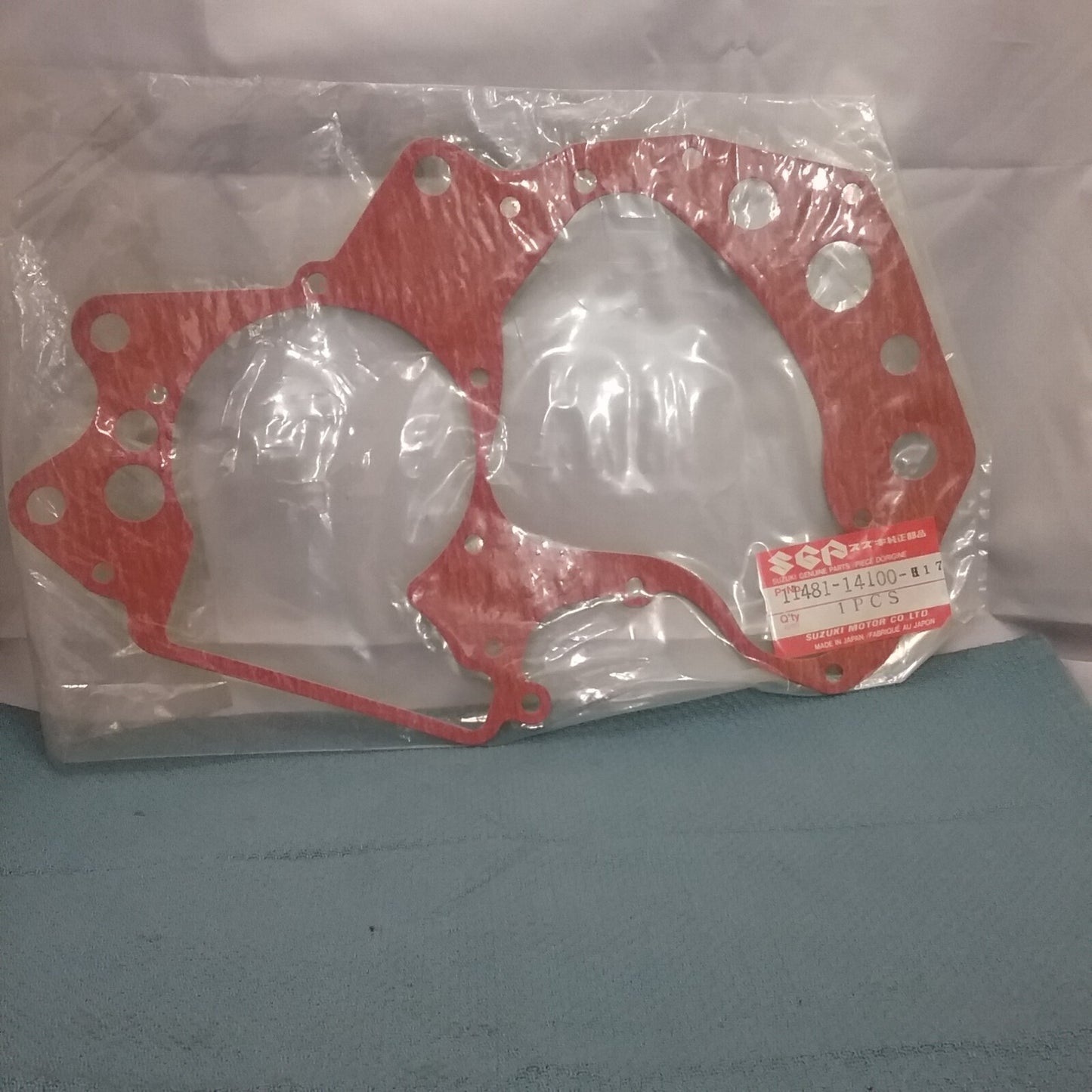 NEW GENUINE SUZUKI 11481-14100-H17 GASKET RM125 1981-1982