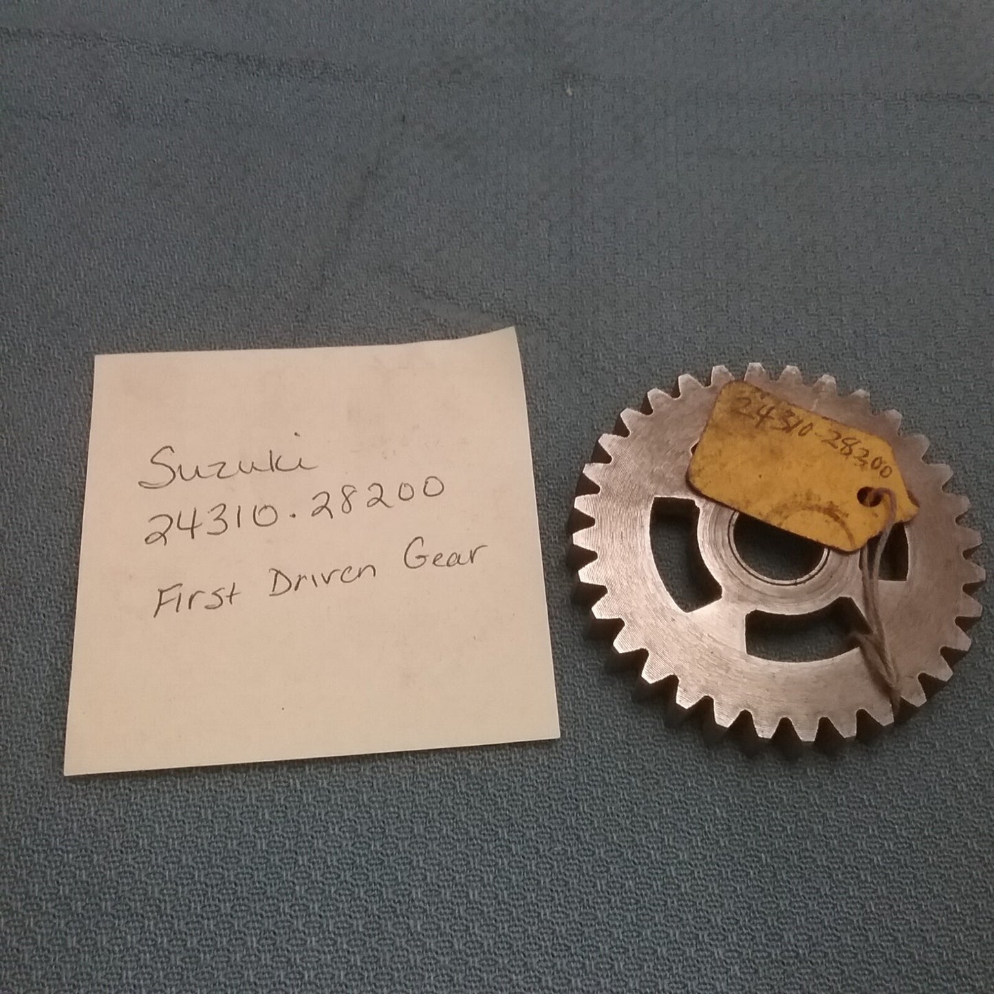 NEW REPLACES SUZUKI 24310-28200 GEAR, 1ST DRIVEN TC125 RV125