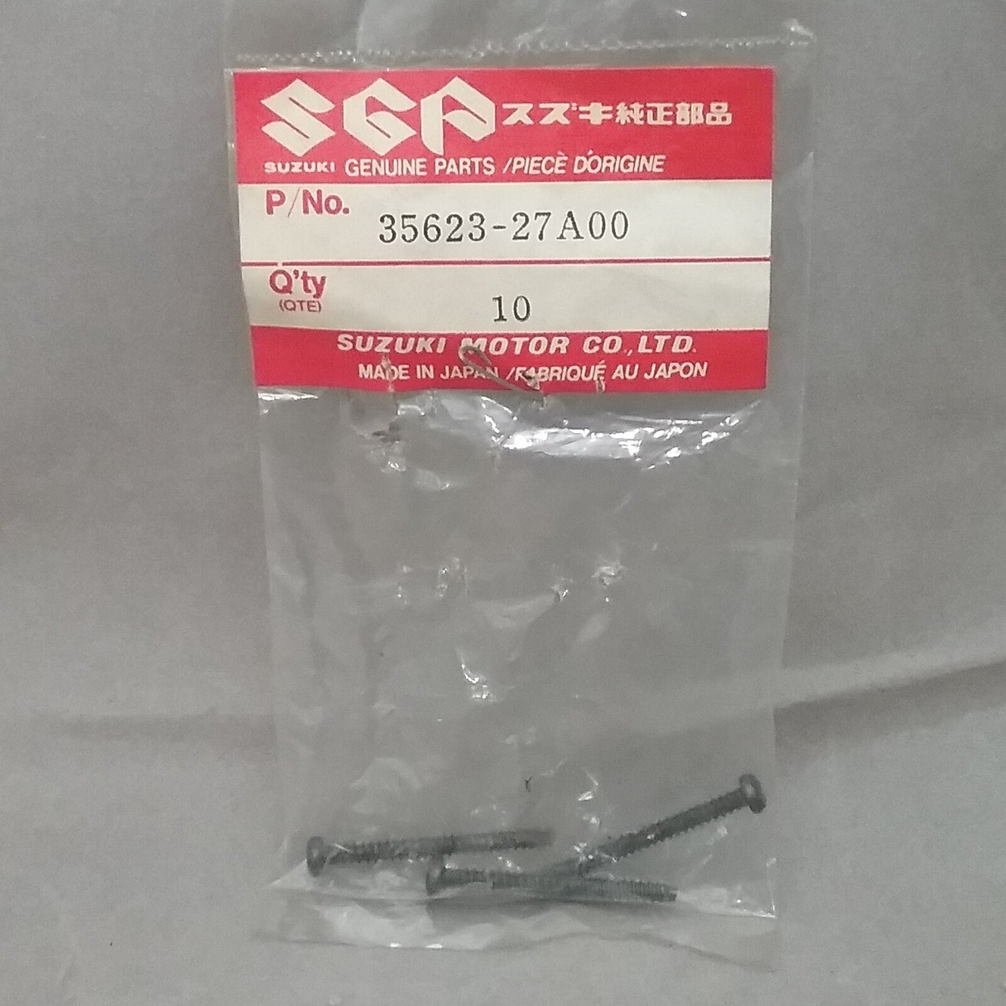 QTY3 NEW SUZUKI 35623-27A00 SCREW 3x30 1988-2020