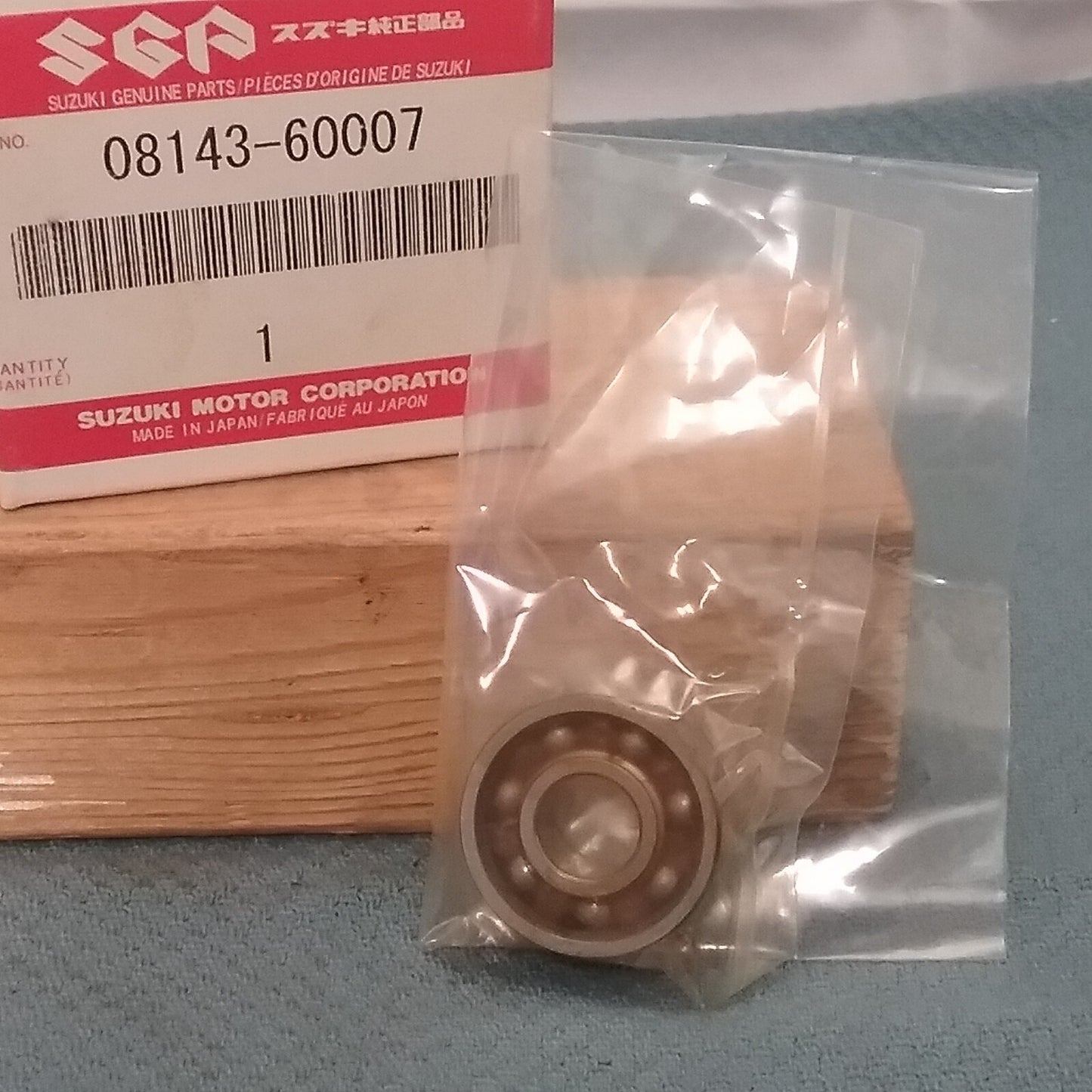 NEW GENUINE SUZUKI 08143-60007 BEARING, LH JR50 1978-2006