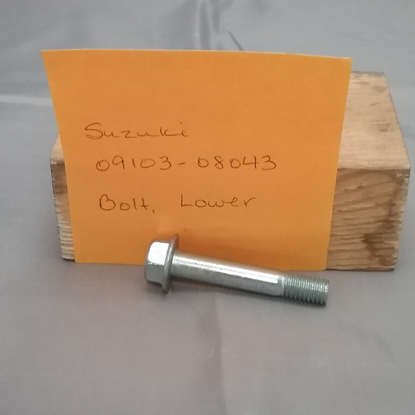 NEW SUZUKI 09103-08043 BOLT, LOWER FRAME, SEAT 1979-2008