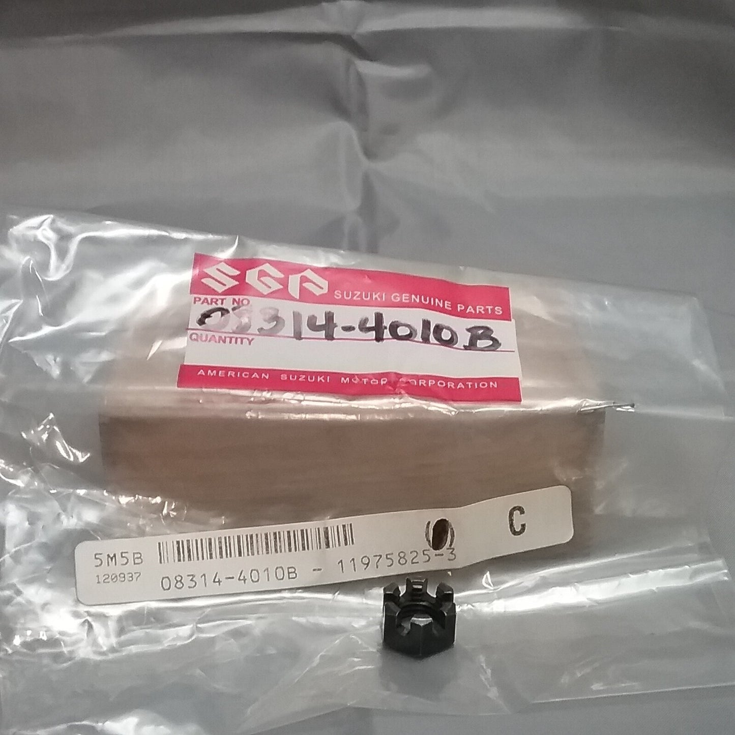 NEW SUZUKI 08316-2005B NUT, AXLE SLIDER NO. 1 REAR FENDER 2005-2021