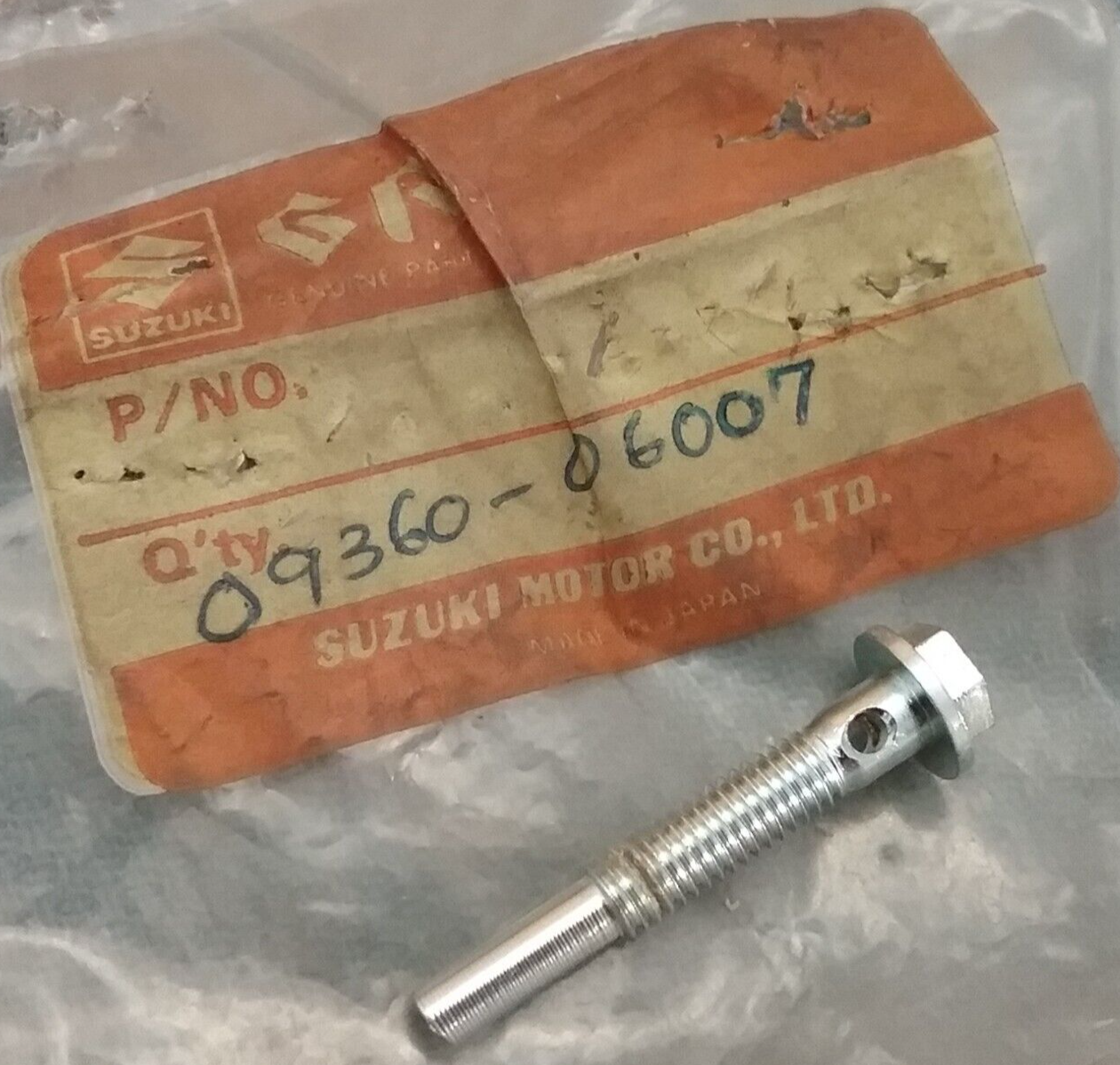 NEW SUZUKI 09360-06007 BOLT, AIR DUCT RE5 M A 497cc Rotary