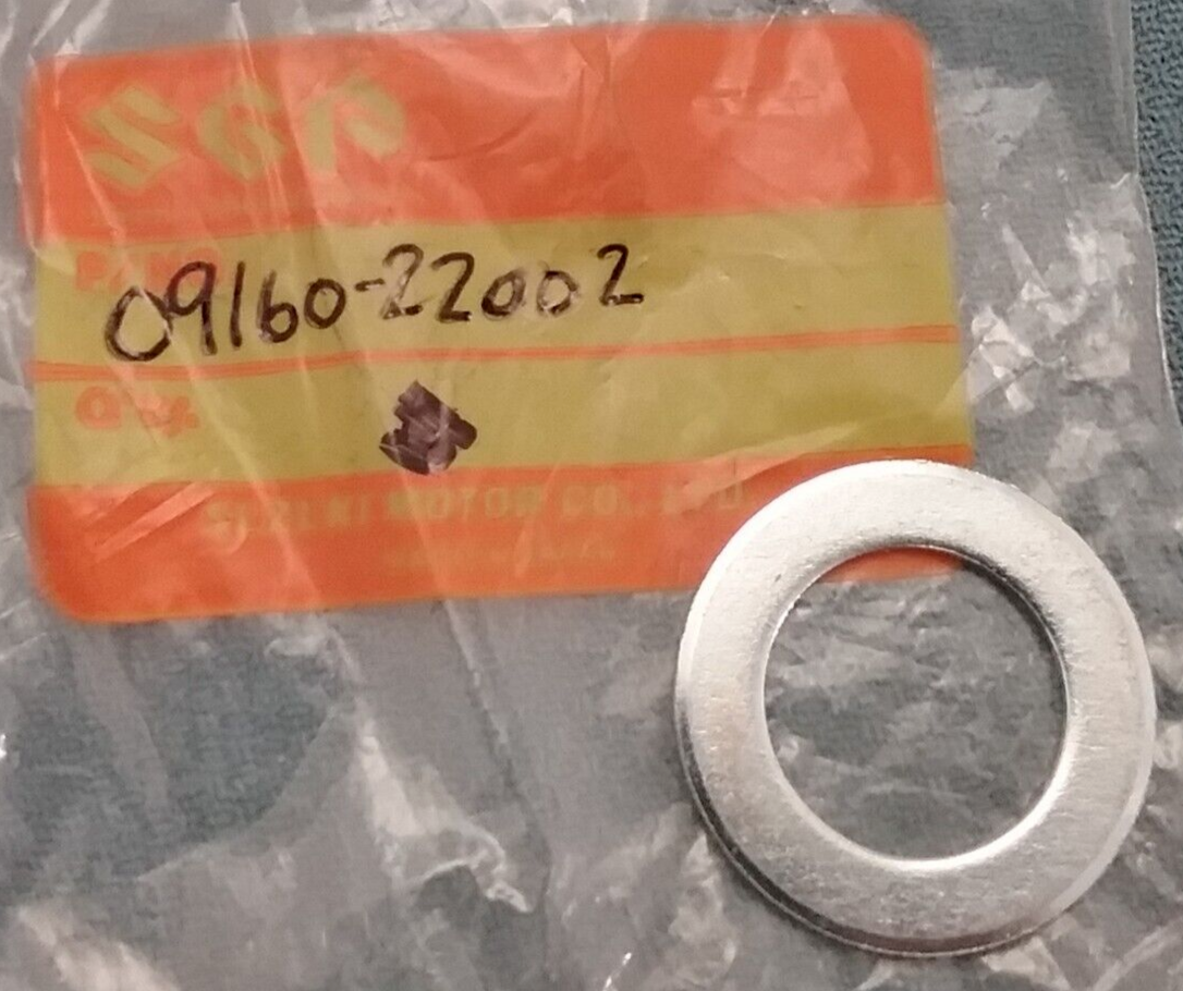 NEW SUZUKI 09160-22002 WASHER, CARBURETOR 1968-1977