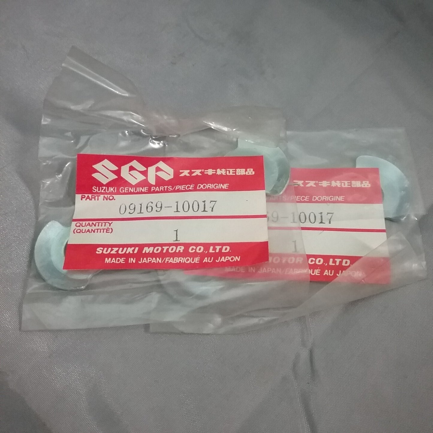 QTY2 NEW GENUINE SUZUKI 09169-10017 WASHER REAR WHEEL