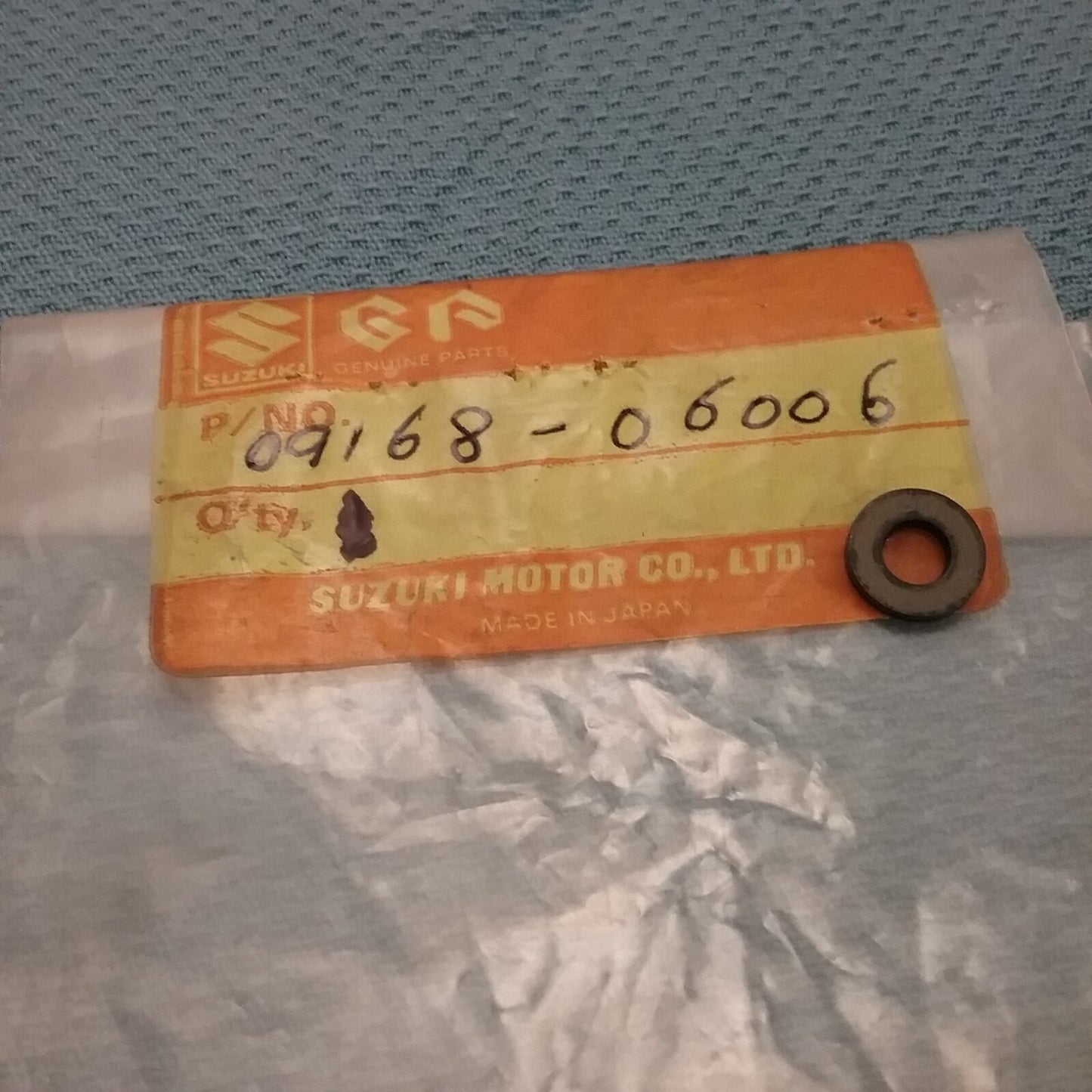 NEW SUZUKI 09168-06006 MUFFLER GASKET 1969-1977