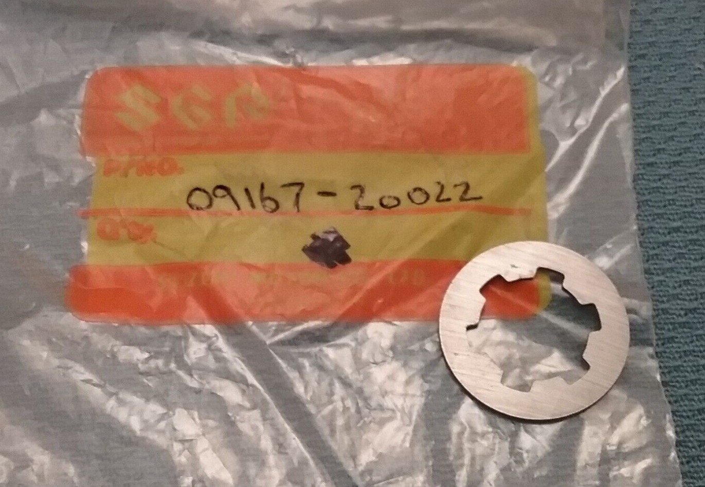 NEW SUZUKI 09167-20022 TRANSMISSION LOCK WASHER, LH 1983-1987