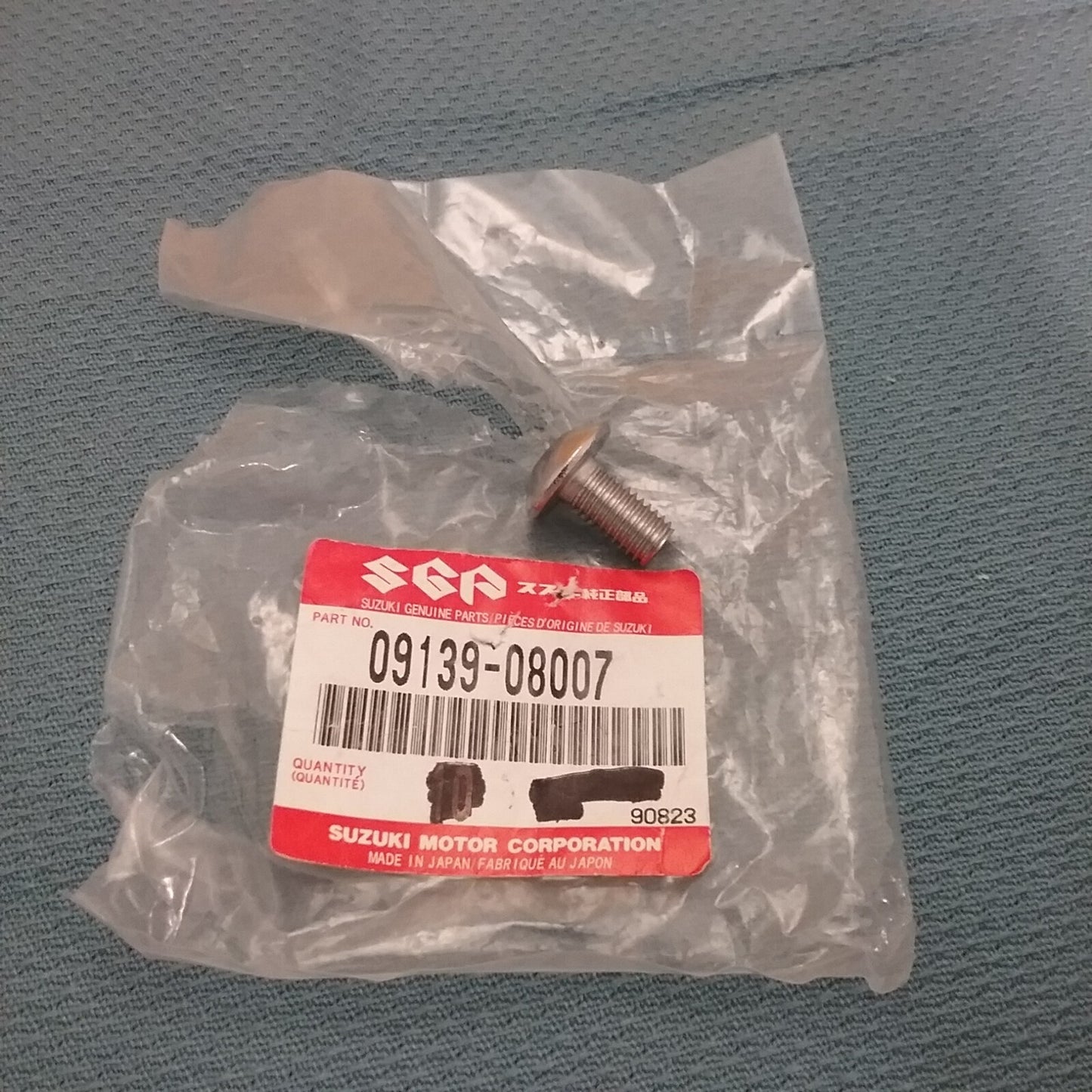 NEW GENIUNE SUZUKI 09139-08007 BOLT, FRONT FENDER 1986-2019