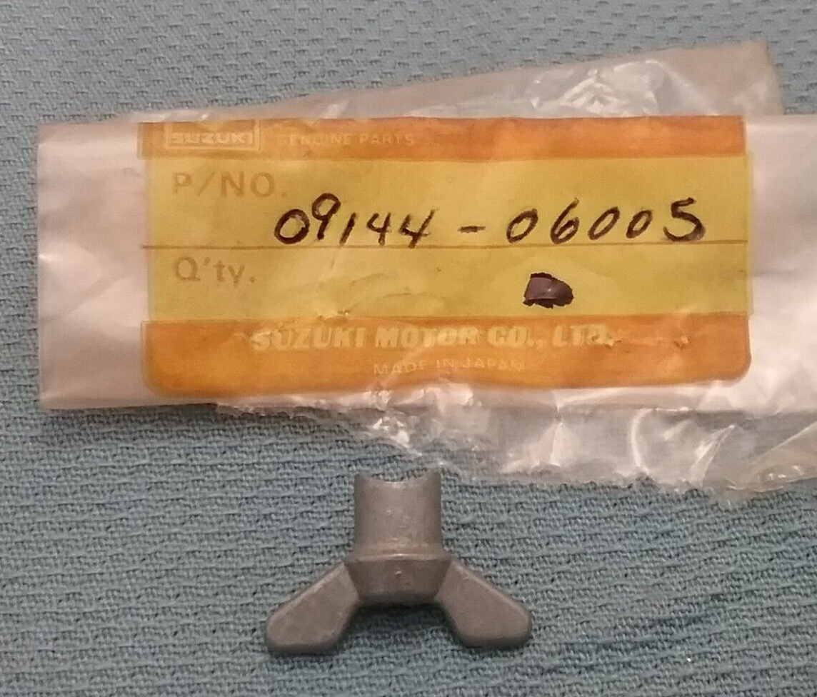 NEW SUZUKI 09144-06005 REAR BRAKE NUT 1977-2019