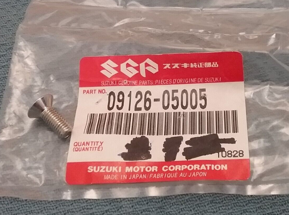 NEW GENIUNE SUZUKI 09126-05005 CARBURETOR SCREW 1973-1993