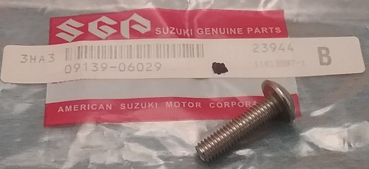 NEW REPLACES SUZUKI 09139-06029 SCREW, FRONT COWLING 1988-2020