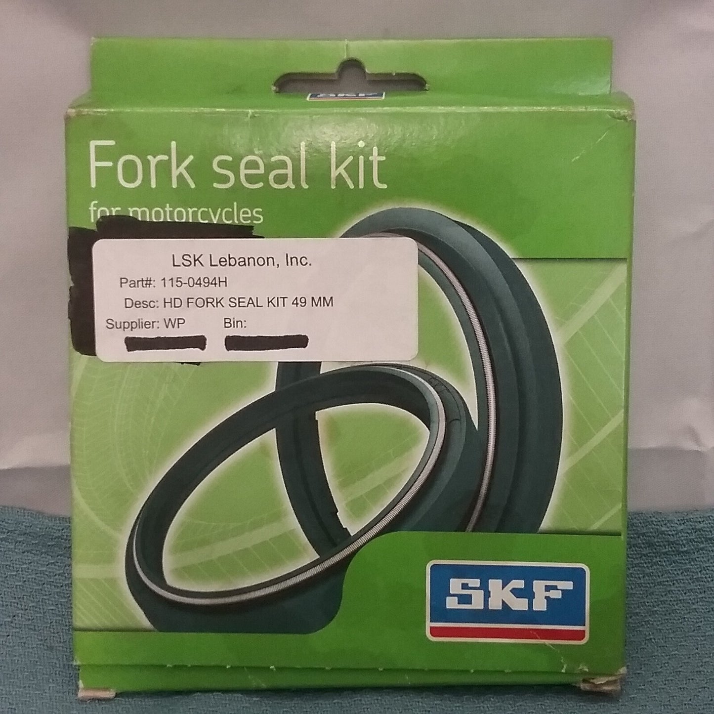 NEW GENUINE SKF 115-0494H HD Fork Seal Kit 49 mm Showa