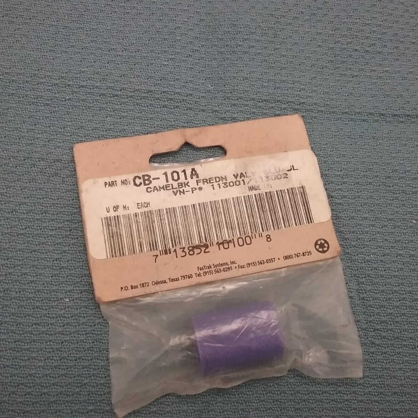 NEW GENUINE CAMELBAK CB-101A FREEDOM VALVE, BLUE