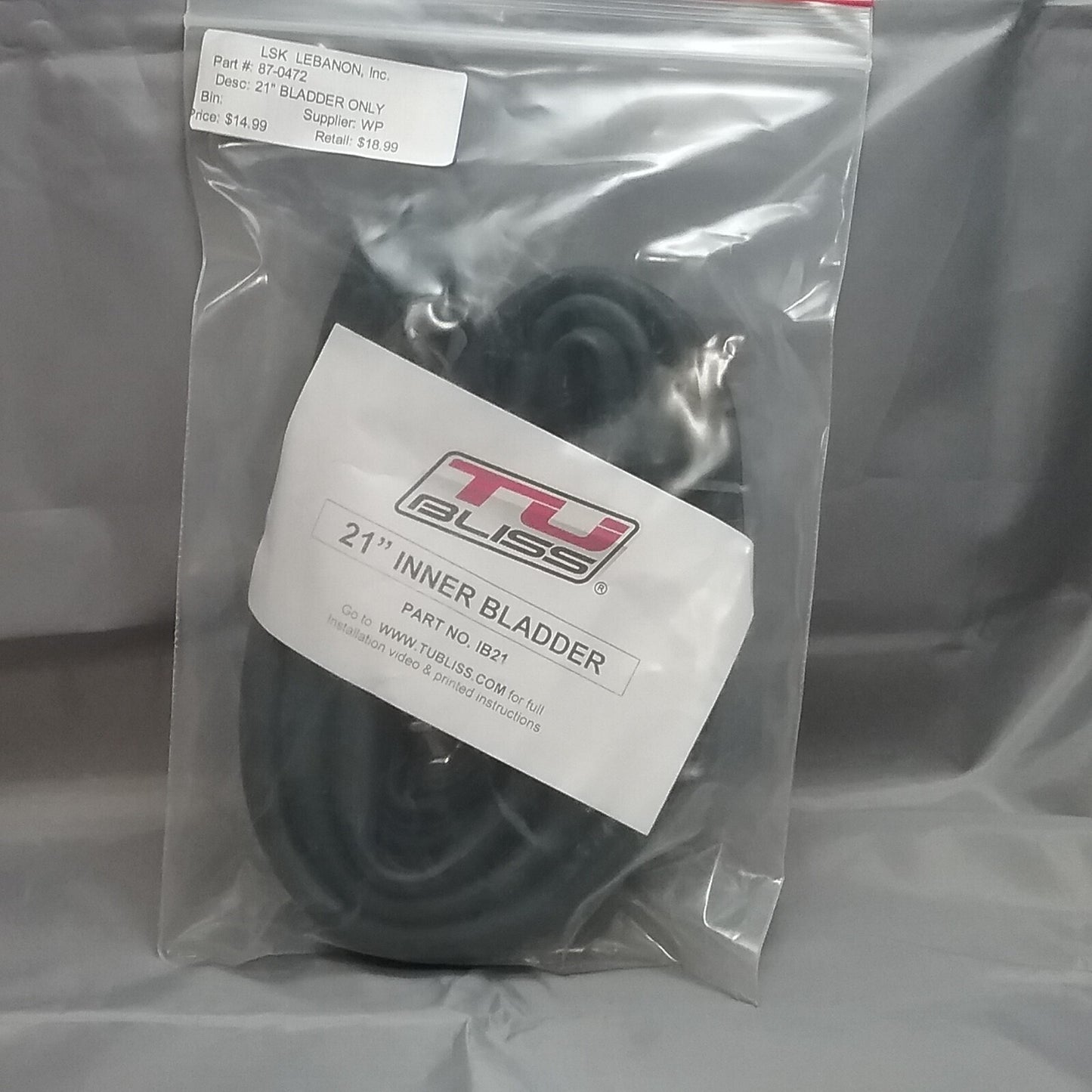 NEW TUBLISS 87-0472 21" INNER BLADDER
