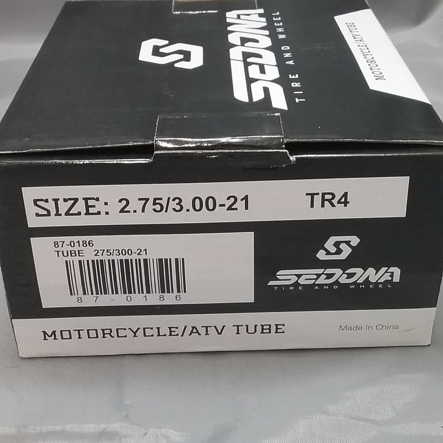 NEW SEDONA 87-0186 MOTORCYCLE INNER TUBE 2.75/3.00-21 TR4