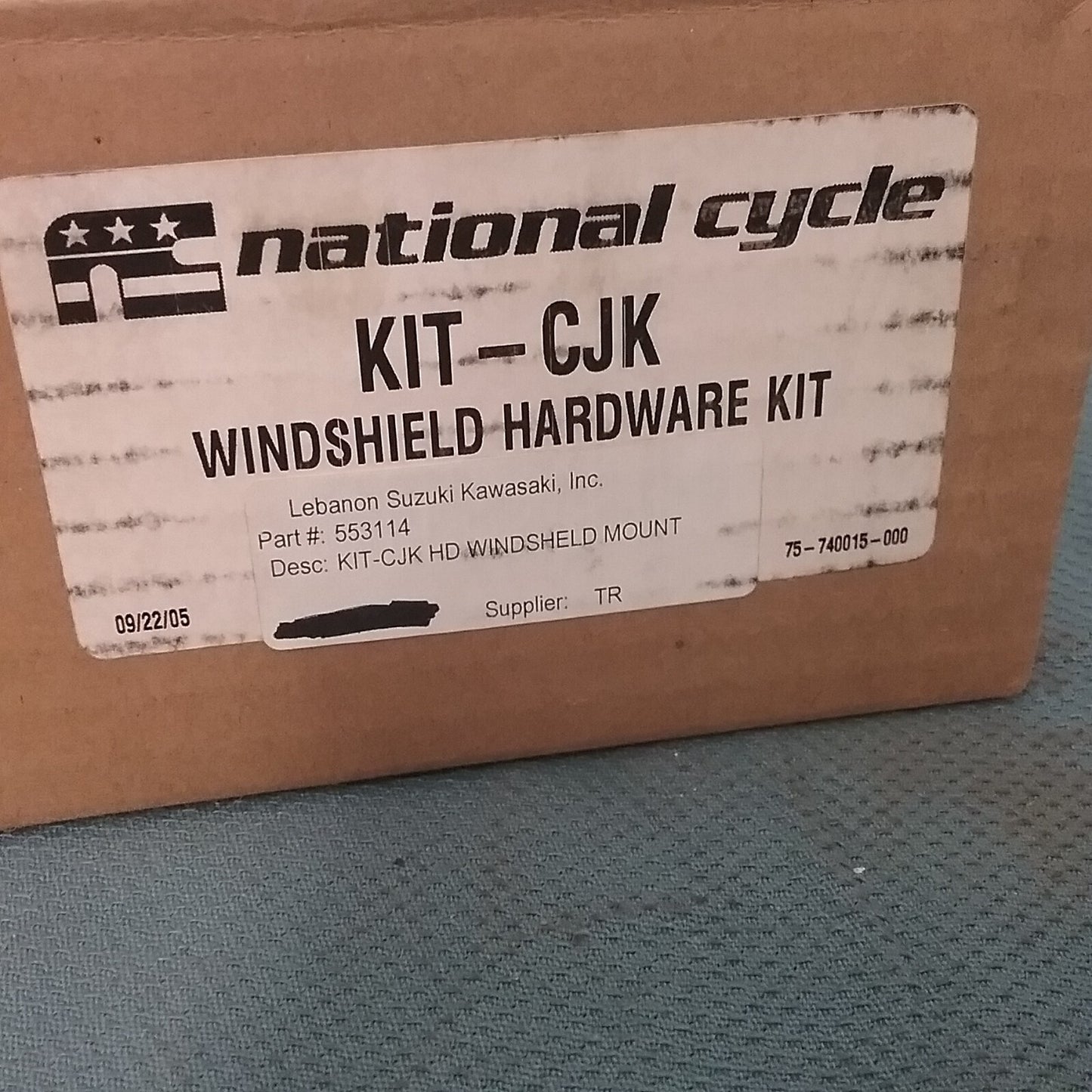 NEW GENUINE NATIONAL CYCLE 553114 KIT-CJK WINDSHEILD HARDWARE KIT