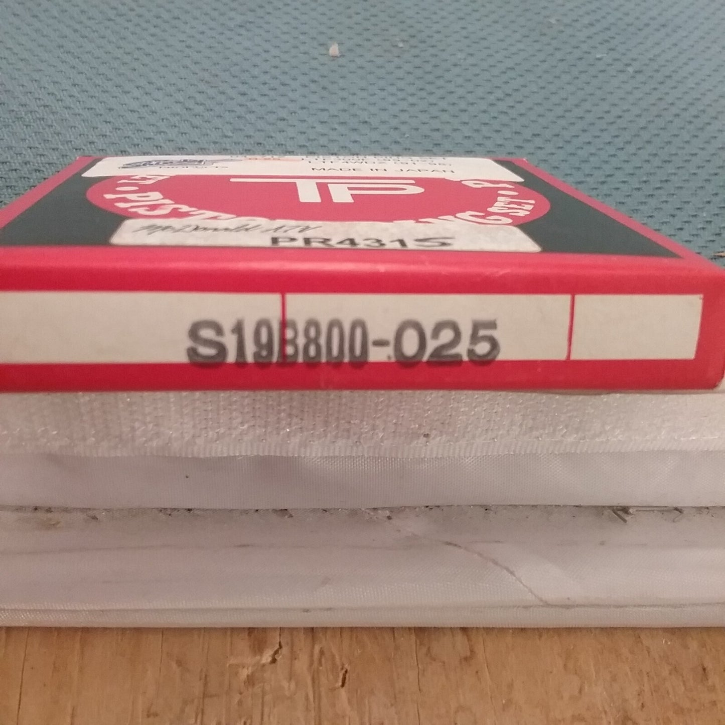 NEW TEIKOKU PISTON RING CO., LTD. S19B800-025 PISTON RING SET LTF300F 99-02