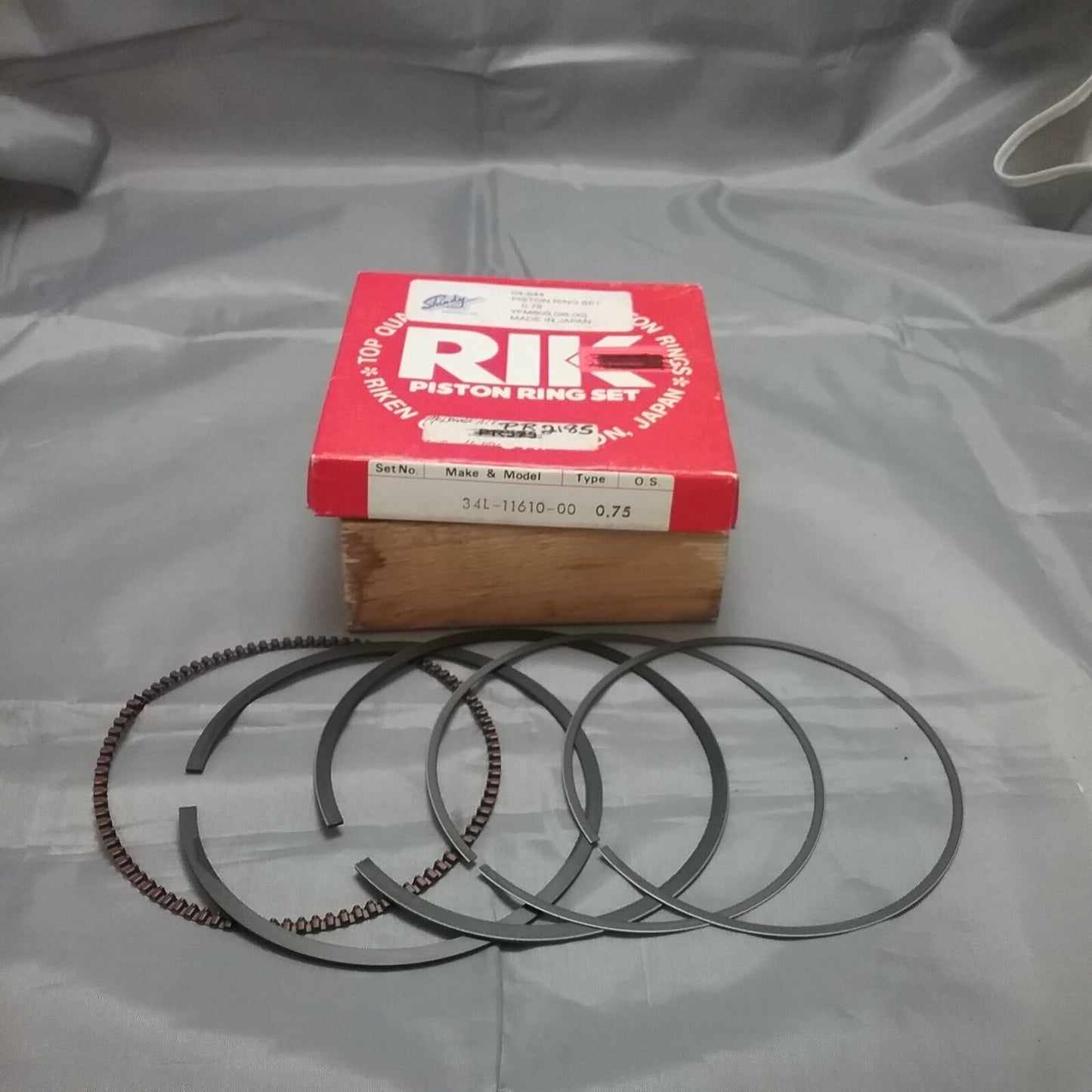 NEW TEIKOKU PR353/Y55X610-075 PISTON RING SET 0.75