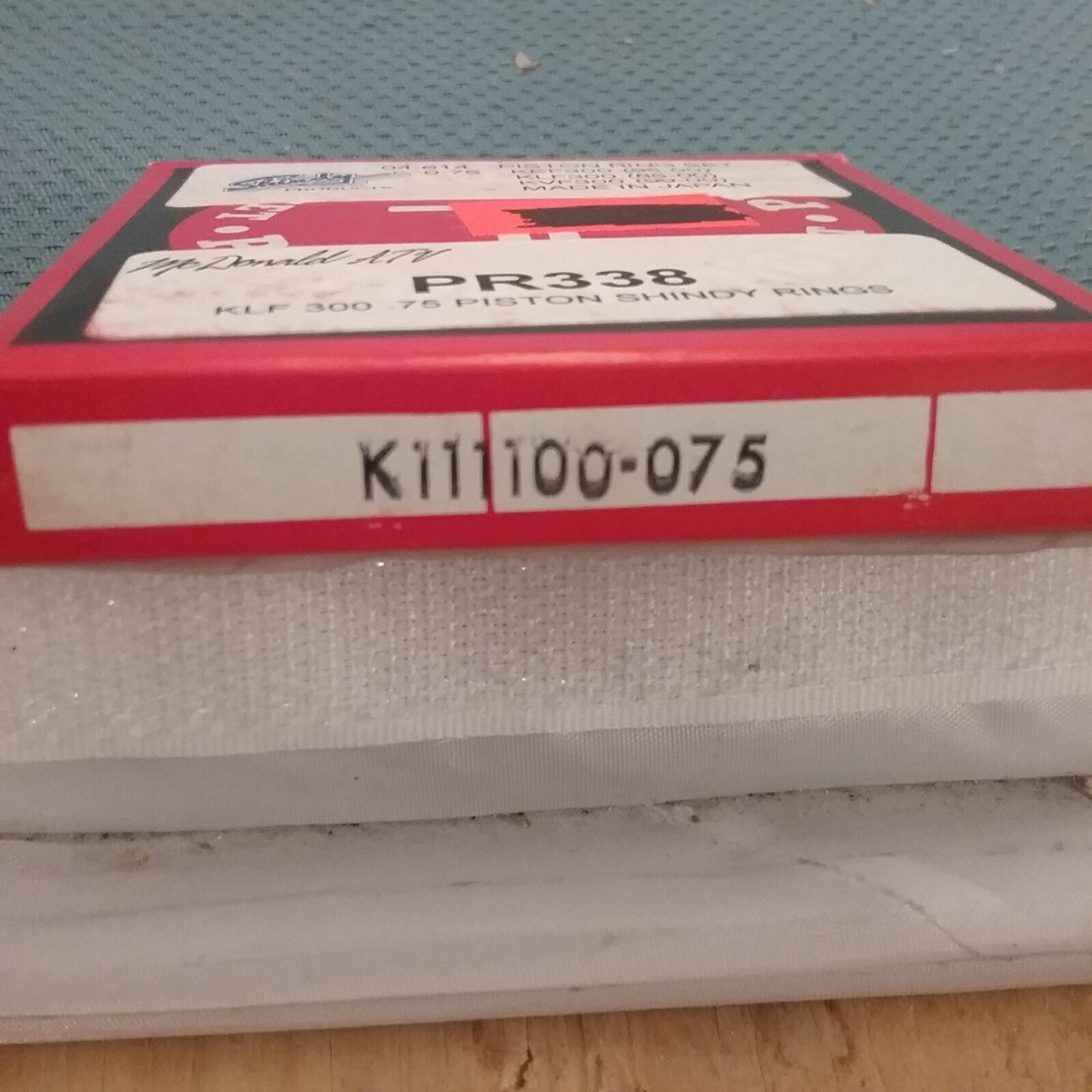 NEW TEIKOKU PISTON RING CO., LTD. K111100-075 PISTON RING SET LTF300F 1985-2000
