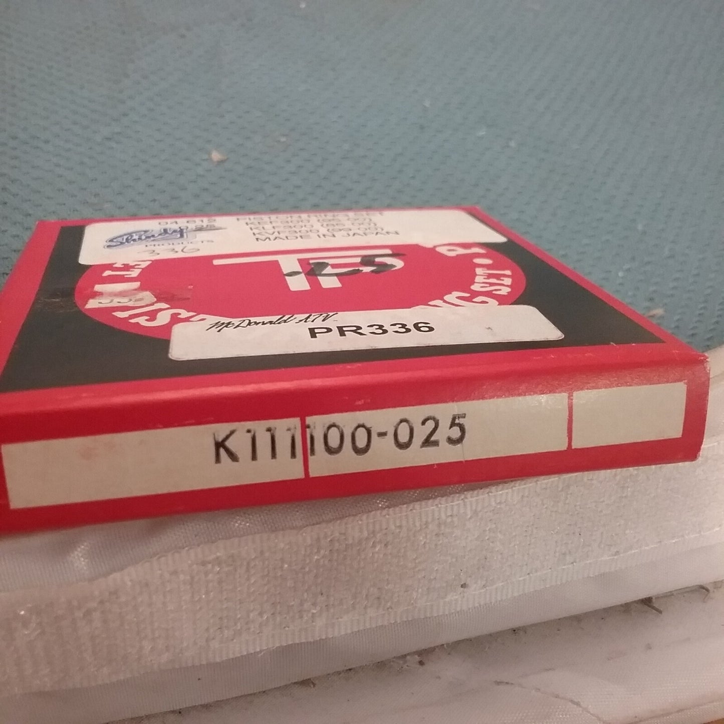 NEW TEIKOKU PISTON RING CO., LTD. K111100-025 PISTON RING SET KLF300 1985-2000