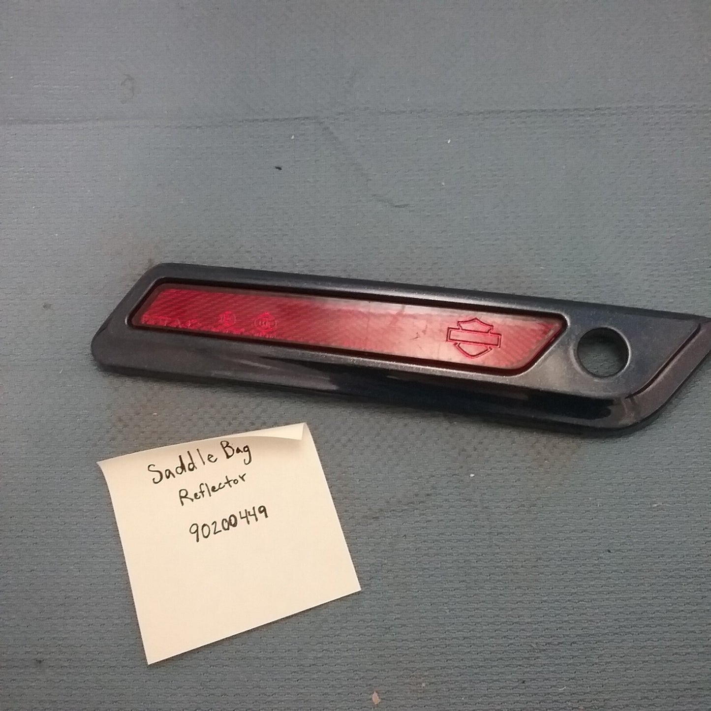 NEW REPLACES HARLEY 90200449 HINGE SADDLEBAG REFLECTOR