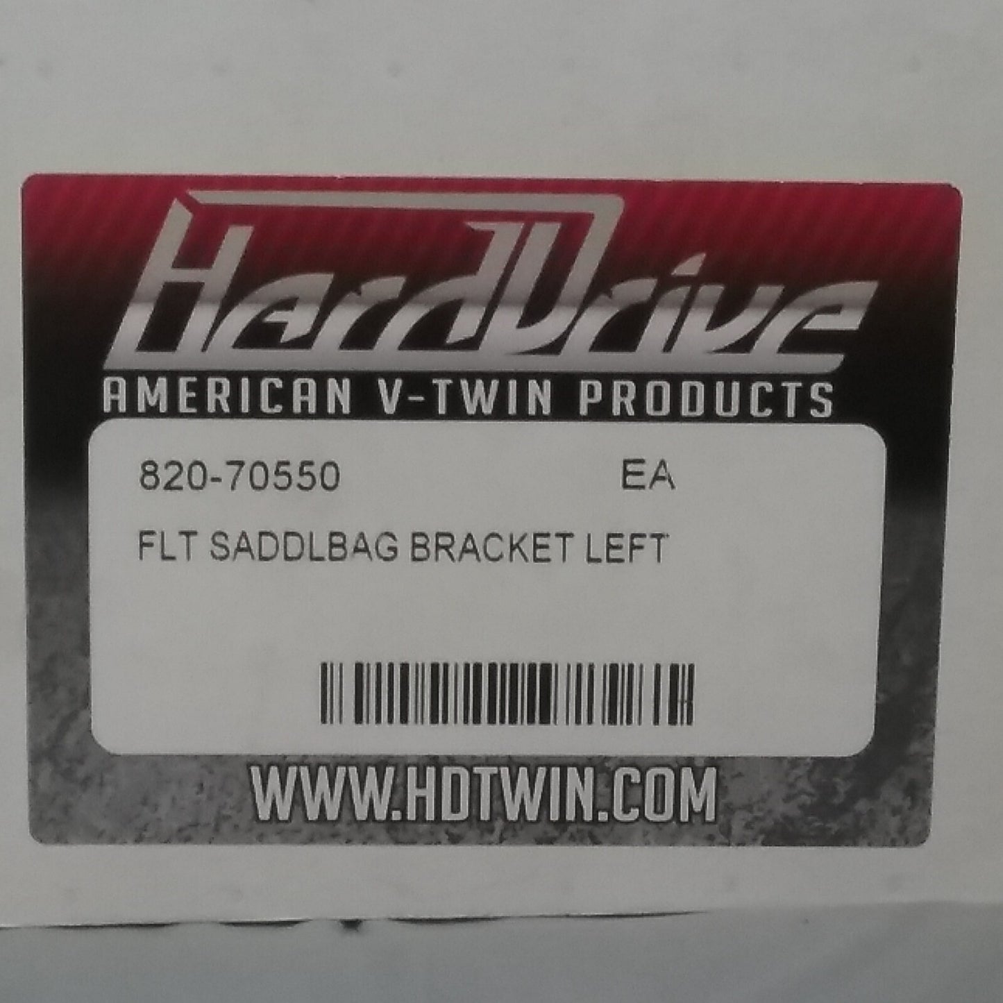 NEW V-TWIN HDD-820-70550 HARDDRIVE FLT LEFT SADDLBAG BRACKET